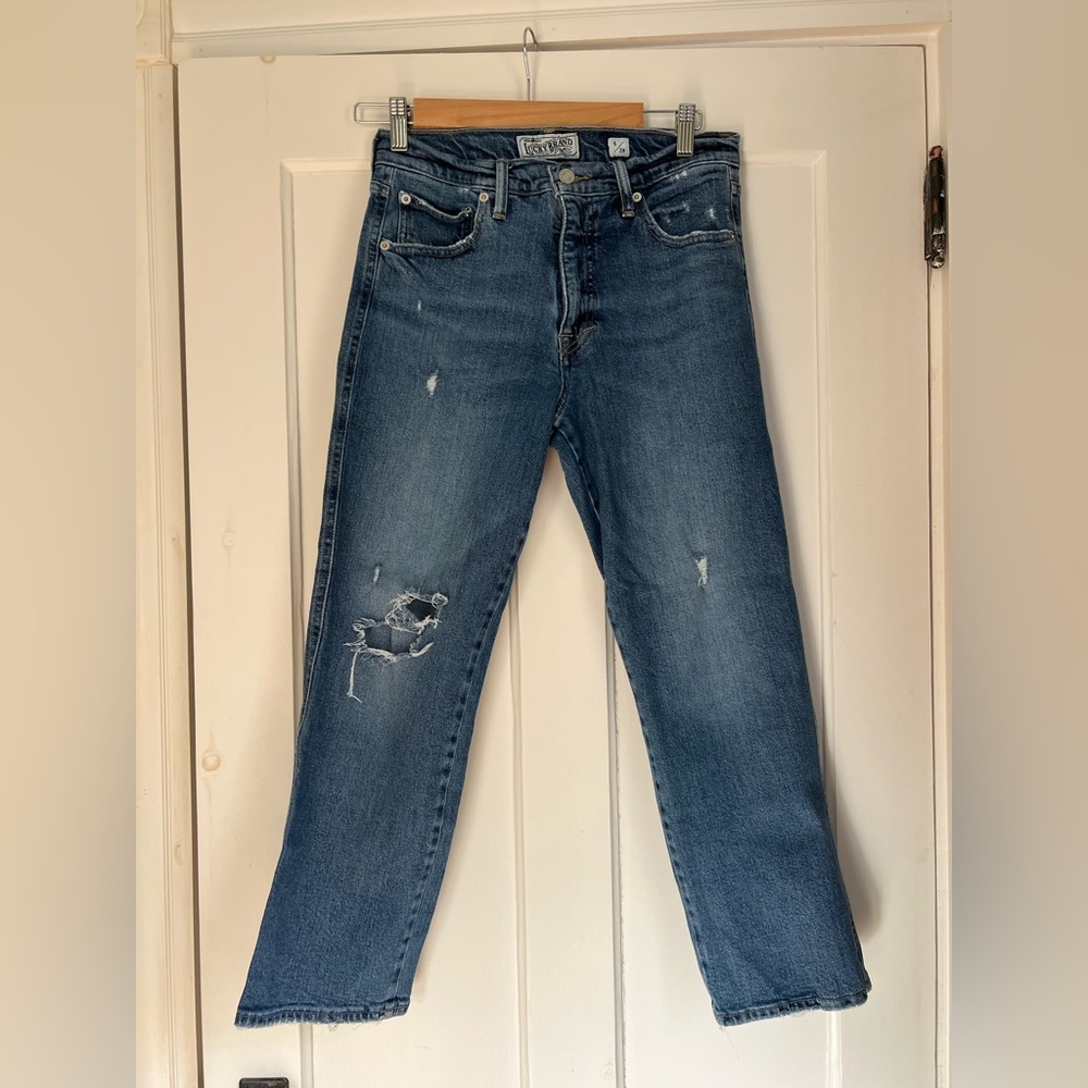 Lucky Brand | Authentic Straight Crop Jeans | Size 6 / 28